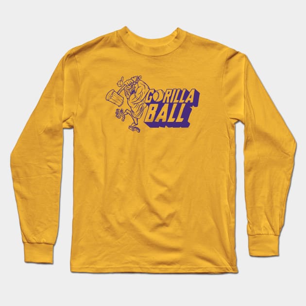 Gorilla Ball is Back | Vintage Tiger Baseball Long Sleeve T-Shirt by SLAG_Creative